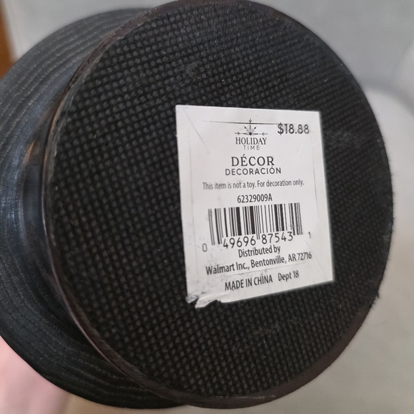 Holiday Time Wood Tall Black Tabletop Tree Christmas Walmart 16" Large - Picture 5 of 5